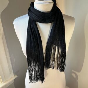 Navy Sparkle Fringe Scarf. Western, taylorswift, beyonce